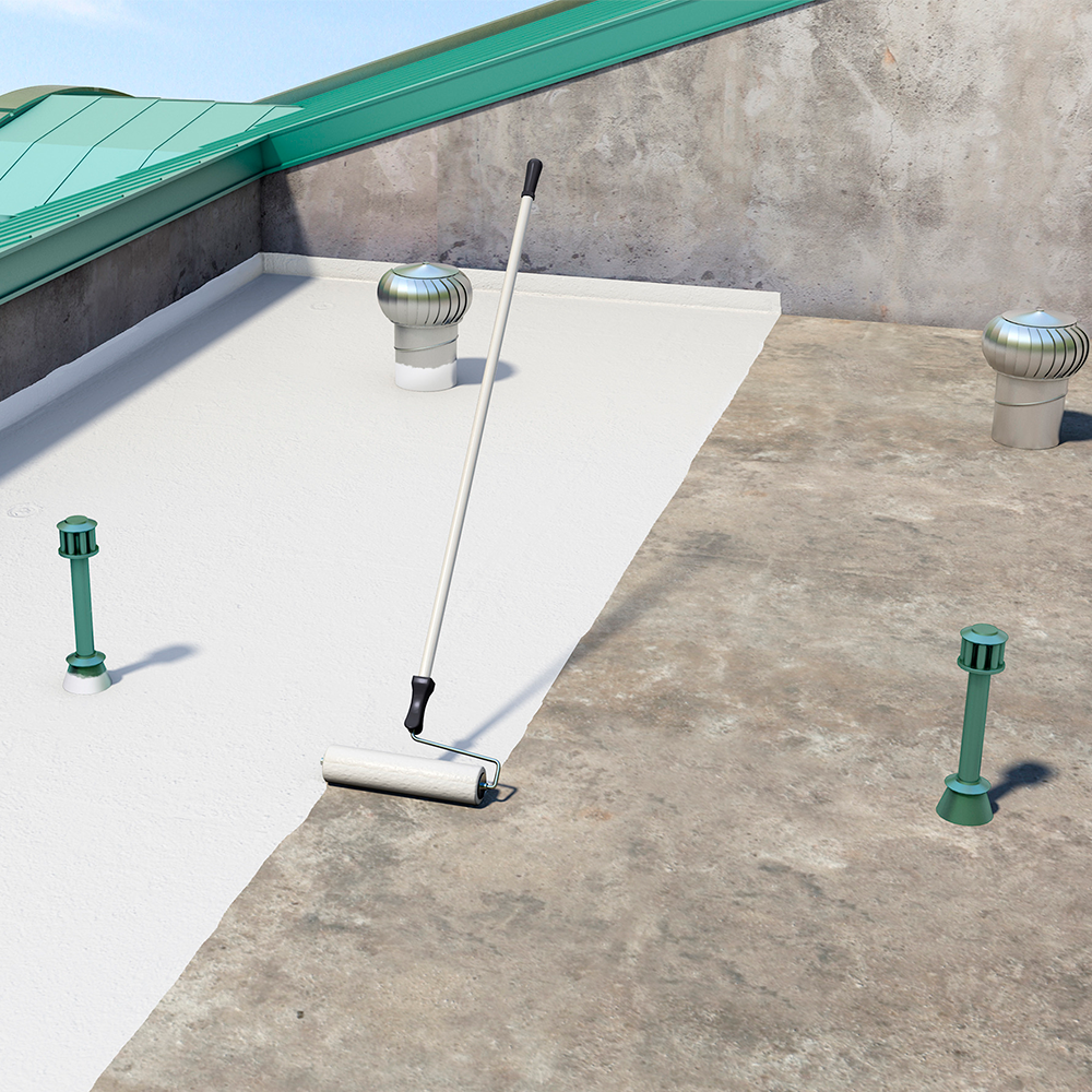 SikaFill 100 Super blanco impermeabilizante acrílico para cubiertas, techos y terrazas 22KG - Image 2