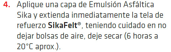 Emulsión Asfáltica Sika impermeabilizante para cubiertas y terrazas 18KG - Image 7
