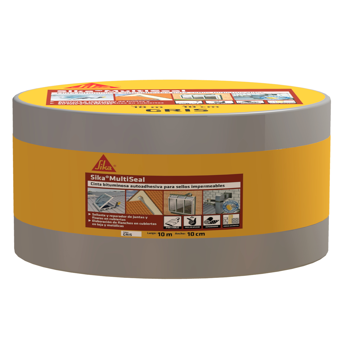 Sika MultiSeal Gris cinta impermeable autoadhesiva 10m/10CM