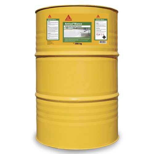 Sika Antisol Blanco membrana de curado de concreto y mortero 200KG