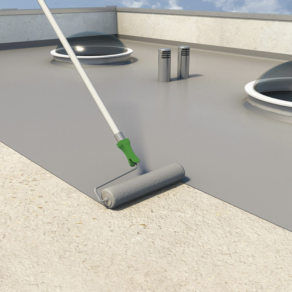 SikaFill Power 12 Años gris impermeabilizante acrílico para cubiertas, techos y terrazas 4.4KG - Image 2