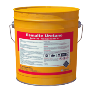 Esmalte Uretano recubrimiento brillante que protege estructuras metálicas y concreto 5GAL
