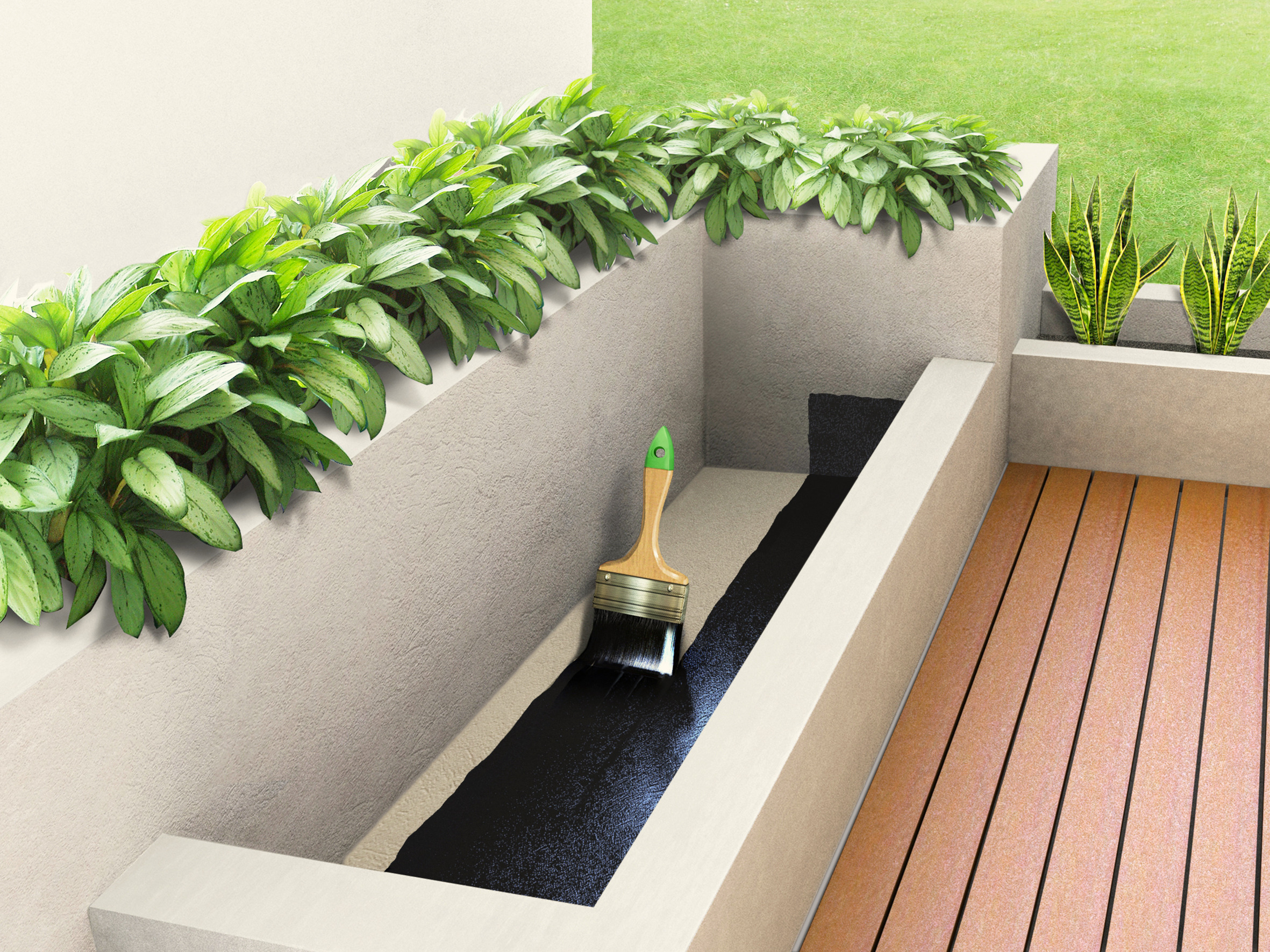 Sika Permalastik Pro impermeabilizante asfáltico para cimentaciones y jardineras 21KG - Image 2