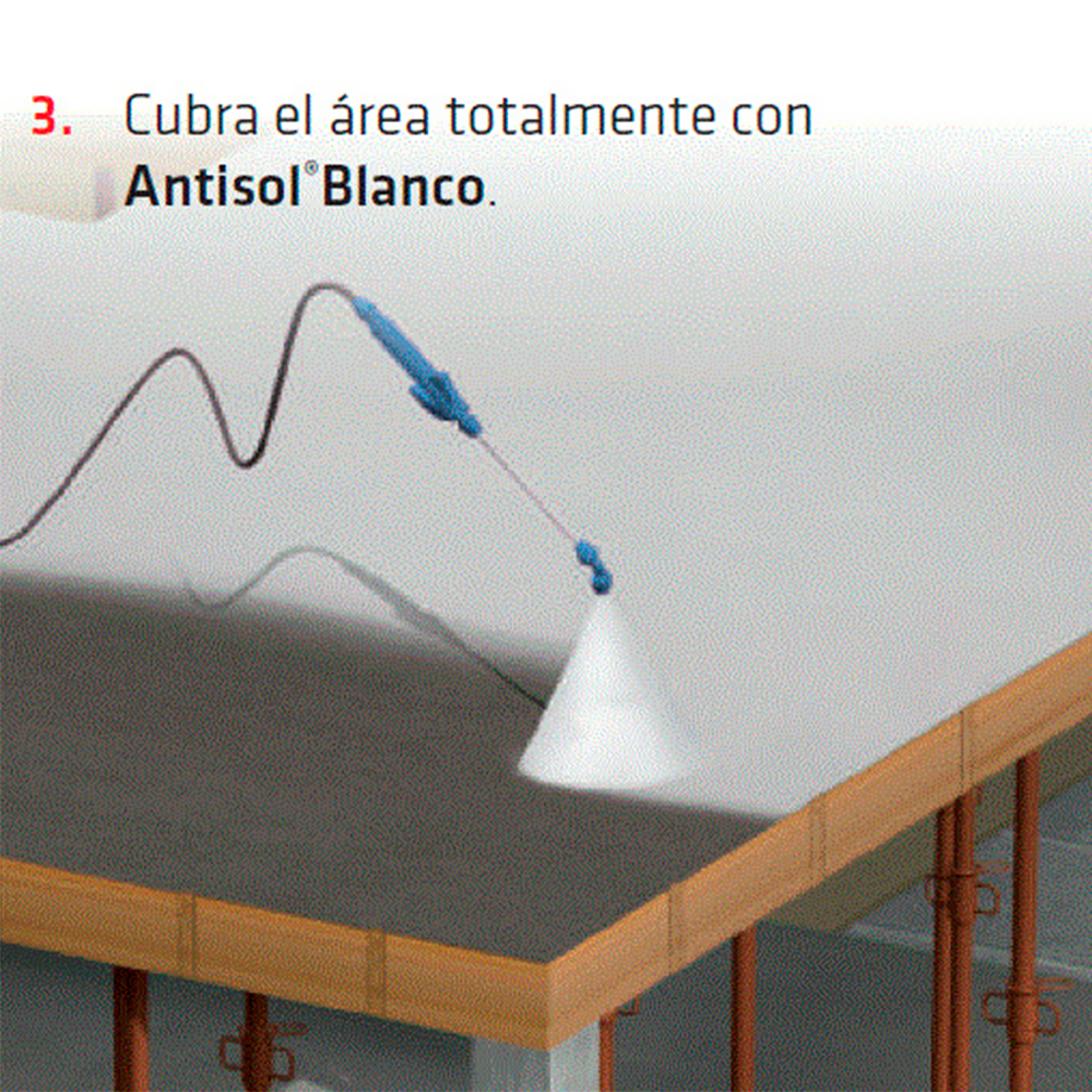 Sika Antisol Blanco membrana de curado de concreto y mortero 20KG - Image 6