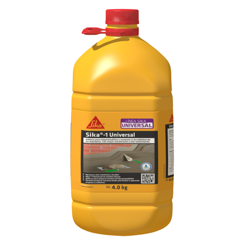 Sika 1 Universal aditivo impermeabilizante para concreto y mortero 4KG