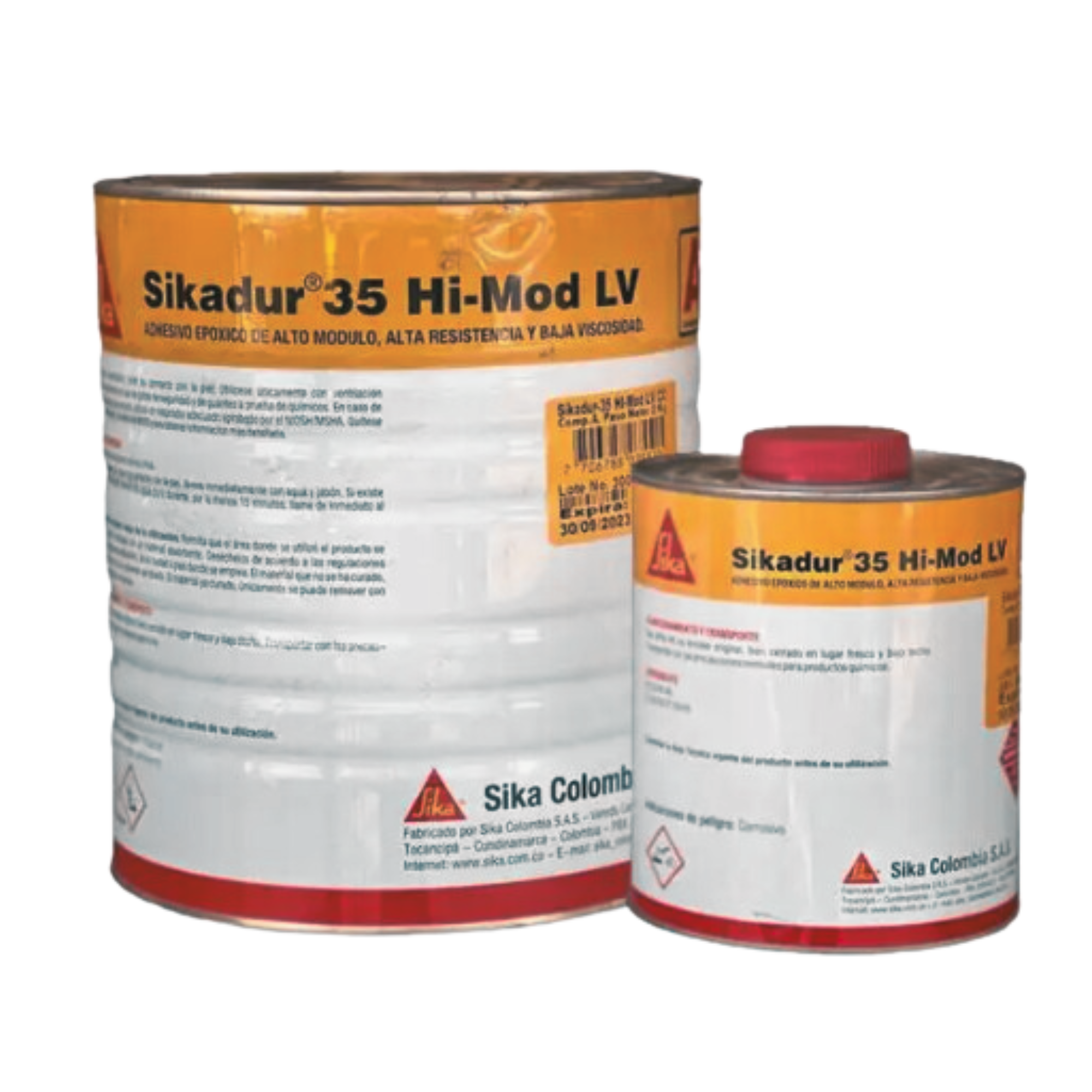Sikadur-35 Hi-Mod LV adhesivo epóxico de alto módulo, alta resistencia y baja viscosidad 3KG
