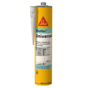 Sikaflex Universal blanco sellador elástico para juntas de normal desempeño base poliuretano 300ML