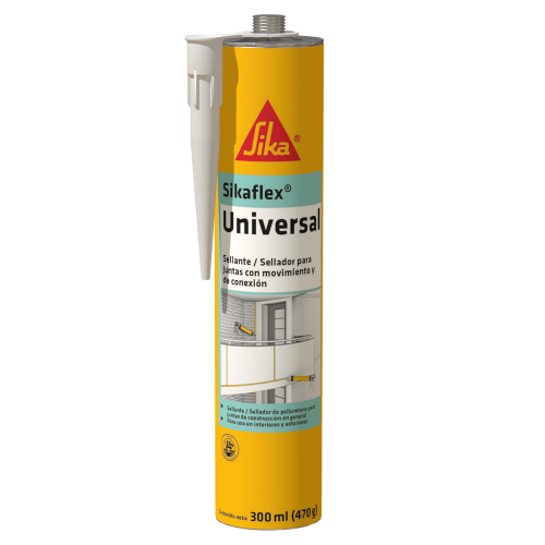 Sikaflex Universal blanco sellador elástico para juntas de normal desempeño base poliuretano 300ML