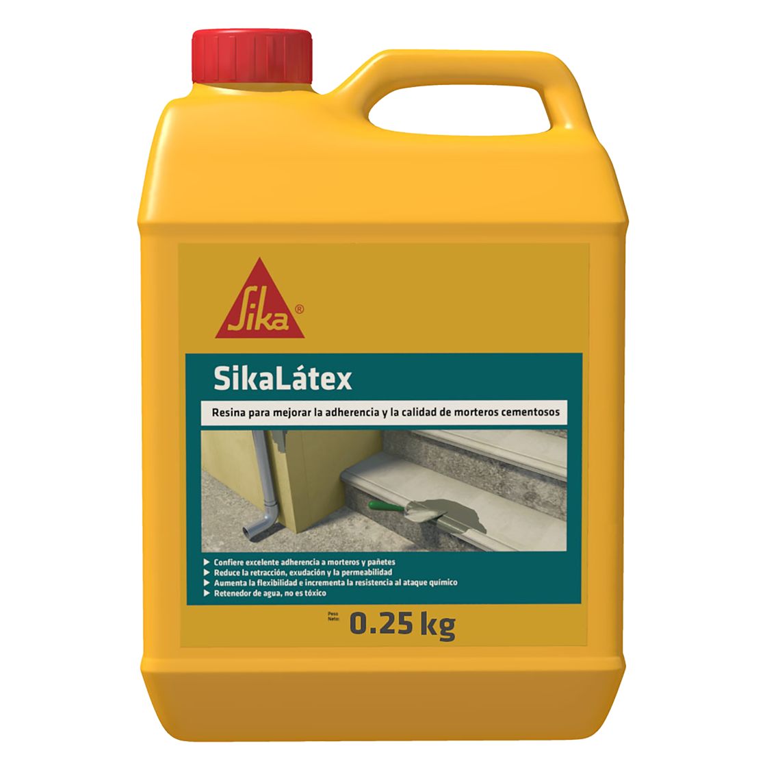 SikaLatex aditivo mejorador de adherencia para mortero 0.25KG