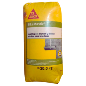 SikaMastic Interior masilla para drywall y estuco plástico para interiores 20KG