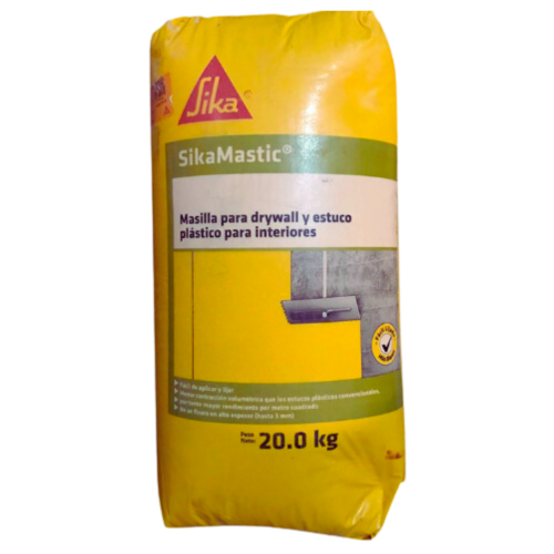 SikaMastic Interior masilla para drywall y estuco plástico para interiores 20KG