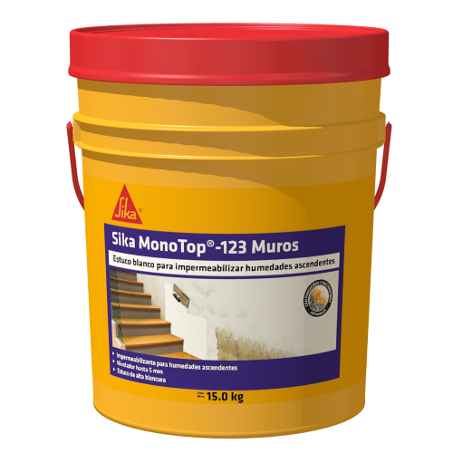 SikaMonoTop 123 Muros mortero para impermeabilizar humedades ascendentes 15KG