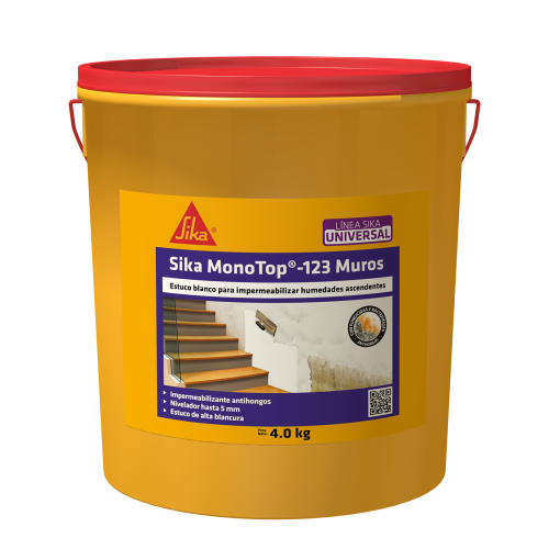 SikaMonoTop 123 Muros mortero para impermeabilizar humedades ascendentes 4KG