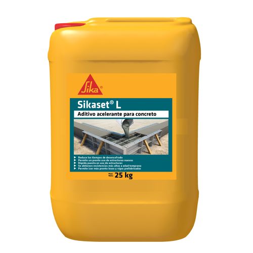 Sikaset L Universal aditivo líquido acelerante del fraguado de concretos y morteros 25KG