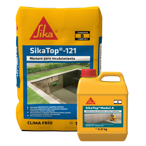 SikaTop 122 clima cálido mortero base acrílica para reparación estructural 30KG