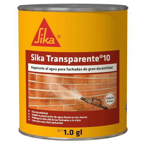 Sika Transparente 10 repelente de agua para fachadas 1GAL