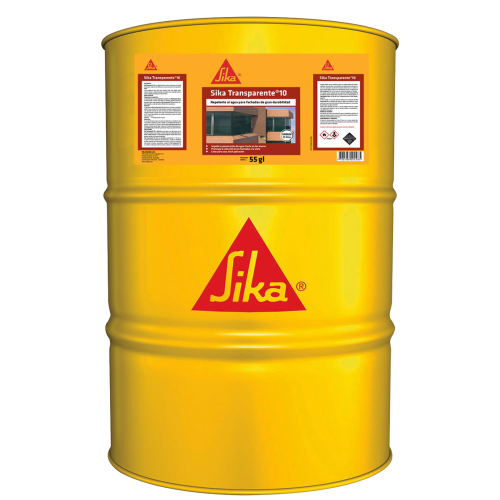 Sika Transparente 10 repelente de agua para fachadas 55GAL