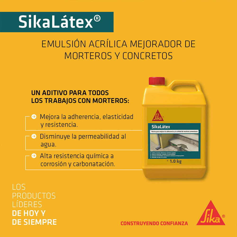 SikaLatex aditivo mejorador de adherencia para mortero 0.25KG - Image 5